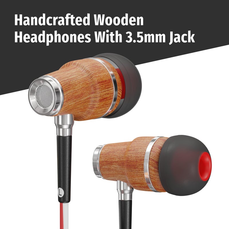 Symphonized Wired Earbuds with Microphone â€“ 90% Noise Cancelling Ear buds with Mic, in Ear Headphones Wire for Computer & Phone, Earphones 3.5 mm Jack - Image 2